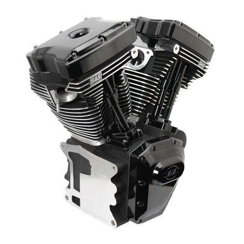 S&S Cycle 99-06 BT T111 Black Edition Longblock Engine - 585 GE Cams