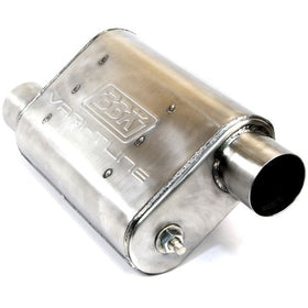 BBK VariTune Adjustable Performance Muffler 2-3/4 Offset/Offset Stainless Steel - 0