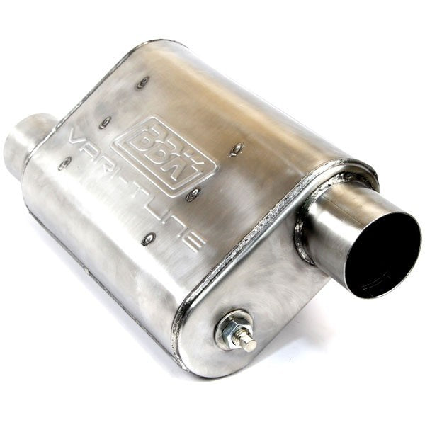 BBK VariTune Adjustable Performance Muffler 2-1/2 Offset/Offset Stainless Steel - 0