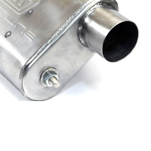 BBK VariTune Adjustable Performance Muffler 2-1/2 Offset/Offset Aluminized Steel
