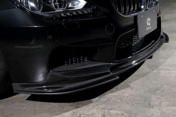 3D Design F06 / F12 / F13 M6 Matte Carbon Under Splitter Set