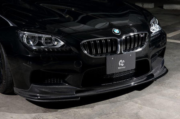 3D Design F06 / F12 / F13 M6 Matte Carbon Under Splitter Set