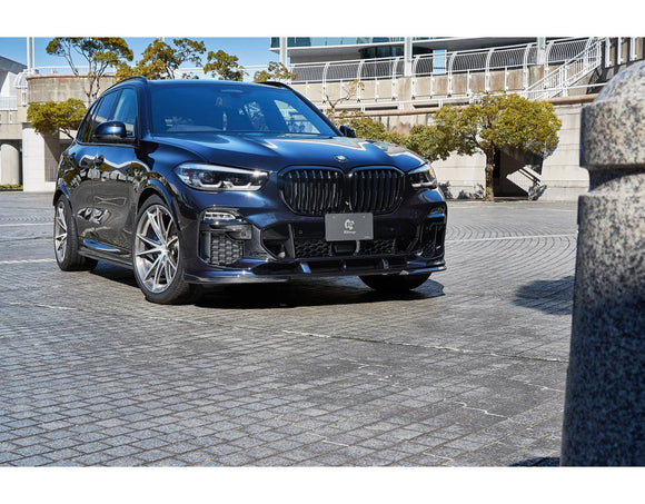 3D Design G05 X5 Carbon Under Splitter Set