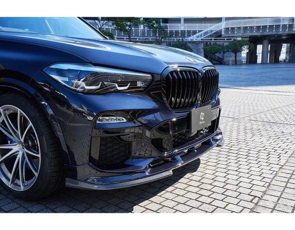 3D Design G05 X5 Carbon Under Splitter Set