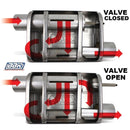 BBK VariTune Adjustable Performance Muffler 2-3/4 Offset/Offset Aluminized Steel-4