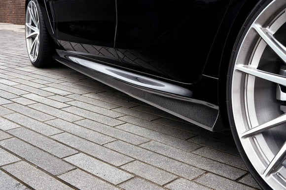 3D Design F93 M8 Gran Coupe Carbon Side Skirt Set