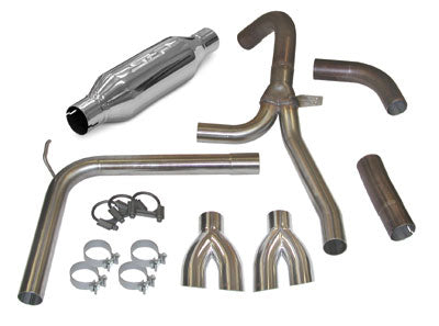 SLP 1998-2002 Chevrolet Camaro LS1 LoudMouth II Cat-Back Exhaust System w/ Dual Tips