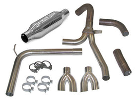 SLP 1998-2002 Chevrolet Camaro LS1 LoudMouth II Cat-Back Exhaust System w/ Dual Tips