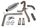 SLP 1998-2002 Chevrolet Camaro LS1 LoudMouth II Cat-Back Exhaust System w/ 3.5in Slash Cut Tips-1