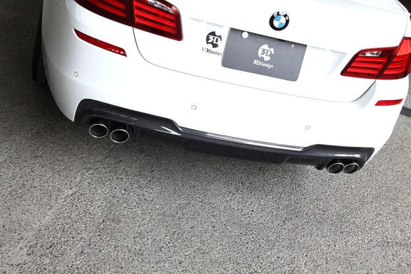 3D Design - 5 Series F10 / F11 M-Sport Rear Diffuser 4 Tip