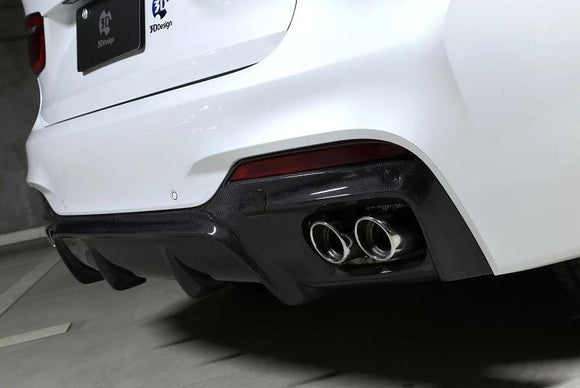 3D Design F16 X6 M-Sport Carbon Rear Diffuser