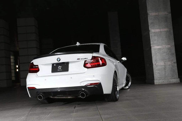 3D Design F22 2-Series M-Sport Carbon Rear Diffuser