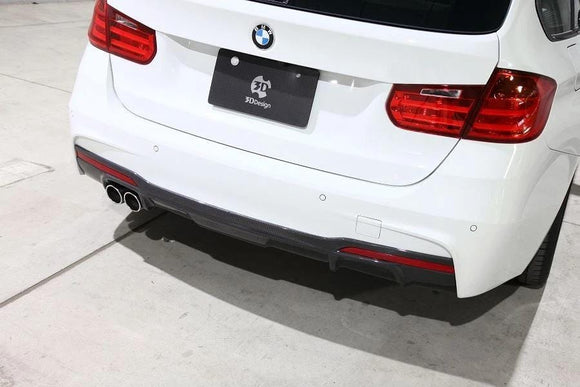 3D Design F30 / F31 M-Sport Carbon Rear Diffuser
