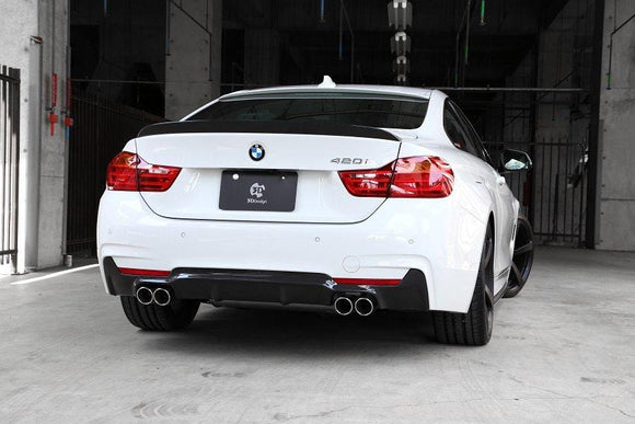 3D Design - 4 Series F32 Trunk Spoiler Carbon