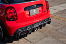 3D Design Mini F56 JCW LCI Carbon Rear Diffuser-1