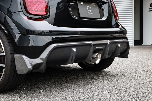 3D Design F67 MINI Cooper JCW Carbon Rear Diffuser