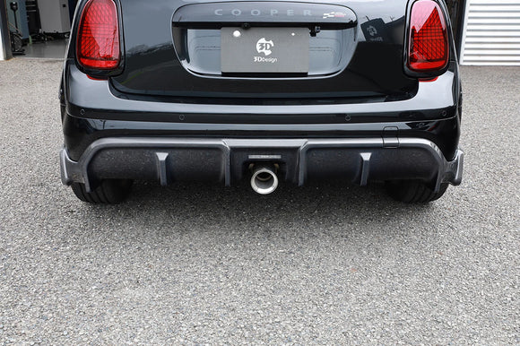 3D Design F67 MINI Cooper JCW Carbon Rear Diffuser