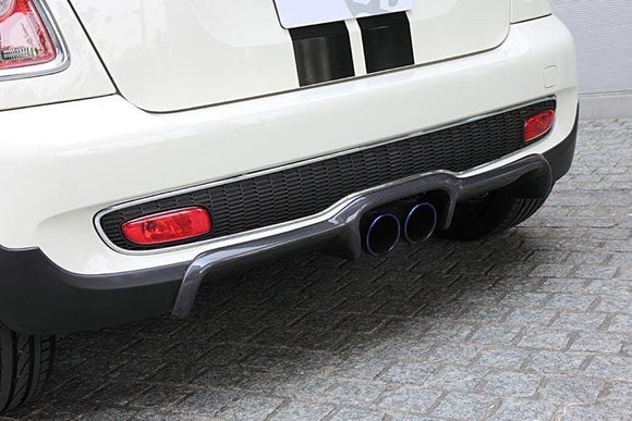 3D Design Mini R56 Cooper S Carbon Rear Diffuser