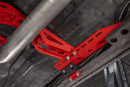 UMI Performance 78-88 GM G-Body Modular Adjustable Transmission Crossmember - Red-6