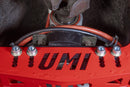 UMI Performance 78-88 GM G-Body Modular Adjustable Transmission Crossmember - Red-11