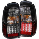 ANZO 2001-2002 Toyota 4 Runner LED Taillights Black-1