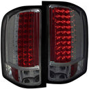 ANZO 2007-2013 Chevrolet Silverado 1500 LED Taillights Smoke-1