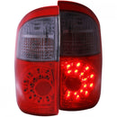 ANZO 2004-2006 Toyota Tundra LED Taillights Red/Smoke-1
