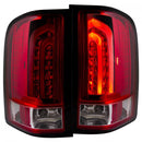 ANZO 2007-2013 Chevrolet Silverado 1500 LED Taillights Red/Clear G2-1