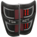 ANZO 2009-2013 Ford F-150 LED Taillights Black-1