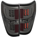ANZO 2009-2013 Ford F-150 LED Taillights Smoke-1