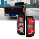 ANZO 2014-2018 Chevy Silverado 1500 LED Taillights Black-1