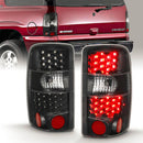 ANZO 2000-2006 Chevrolet Tahoe Led Taillights Black/Clear-1