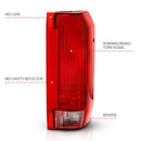 ANZO 1992-1996 Ford Bronco Taillight Red/Clear Lens (OE Replacement)-2