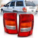 ANZO 1999-2004 Jeep Grand Cherokee Taillight Red/Clear Lens (OE Replacement)-1