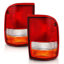 ANZO 1993-1997 Ford Ranger Tail Light Red/Cear (OE)-1