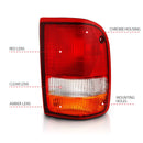 ANZO 1993-1997 Ford Ranger Tail Light Red/Cear (OE)-2