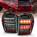 ANZO 2014-2020 Toyota 4Runner T.L Black Housing Clear Lens Red Light Bar W/Sequential-1