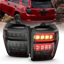 ANZO 2014-2020 Toyota 4Runner T.L Black Housing Smoke Lens Red Light Bar W/Sequential-1