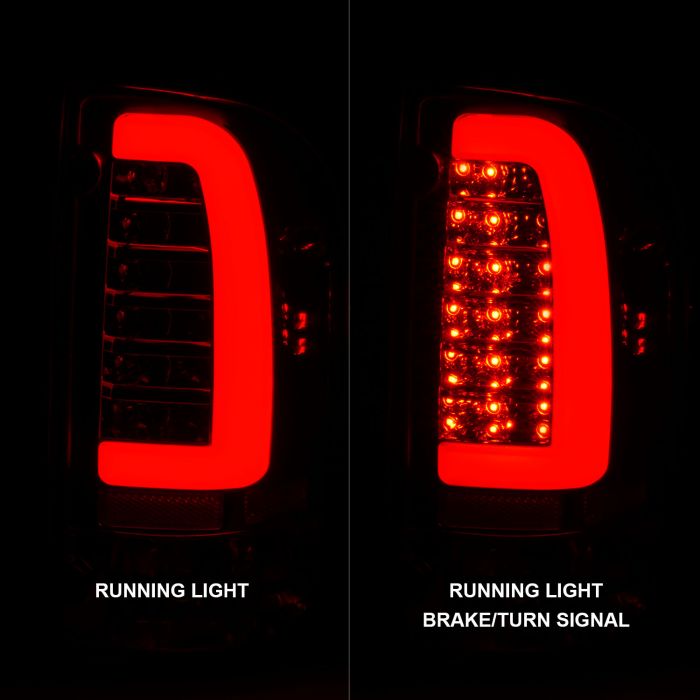 ANZO 95-00 Toyota Tacoma LED Taillights Chrome Housing Clear Lens (Pair) - 0
