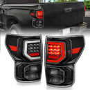 Anzo 07-11 Toyota Tundra Full LED Tailights Black Housing Clear Lens G2 (w/C Light Bars)-1