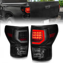 Anzo 07-11 Toyota Tundra Full LED Tailights Black Housing Smoke Lens G2 (w/C Light Bars)-1