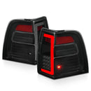 ANZO 07-17 Ford Expedition LED Taillights w/ Light Bar Black Housing Smoke Lens-1