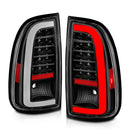 ANZO 00-06 Toyota Tundra LED Taillights w/ Light Bar Black Housing Clear Lens-1