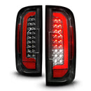 ANZO 15-21 GMC Canyon Full LED Taillights w/ Red Lightbar Black Housing/Clear Lens-1