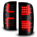ANZO 15-19 Chevrolet Silverado 2500 HD/3500 HD LED Taillight w/ Sequential Black Housing/Smoke Lens-1