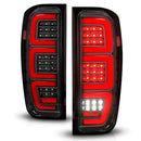 Anzo 19-23 GMC Sierra 1500/2500HD/3500HD Black Replacement Full LED Bar Tail Light-1