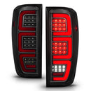 Anzo 19-23 GMC Sierra 1500/2500HD/3500HD Smoke Black Replacement Full LED Bar Tail Light-1