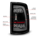 DODGE RAM 1500 09-18 / RAM 2500/3500 10-18 LED TAIL LIGHTS BLACK SMOKE LENS W/ AMBER SEQUENTIAL SIGNAL (FOR ALL MODELS)-5