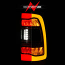 DODGE RAM 1500 09-18 / RAM 2500/3500 10-18 LED TAIL LIGHTS BLACK SMOKE LENS W/ AMBER SEQUENTIAL SIGNAL (FOR ALL MODELS)-3