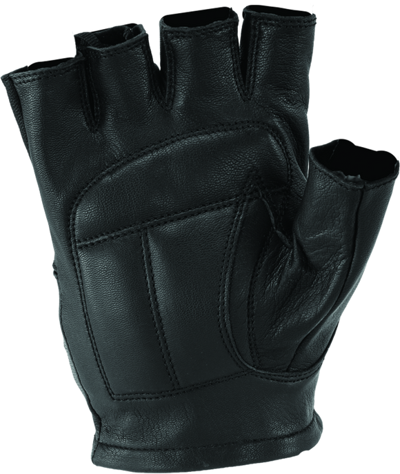 Kuryakyn Leather By River Road Hollister Shorty Gloves Black - XL